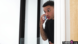 Huge tits MILF gets caught camming