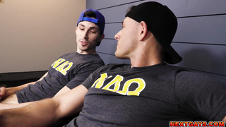 Kane and Ryder play with their big cocks