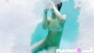 Big ass teen model posing and striptease