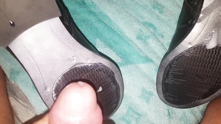 Cum over feet and toes collection