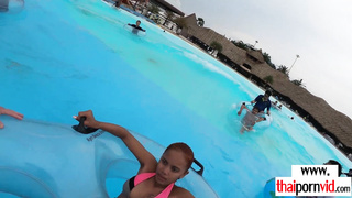 Petite amateur Thai teen dildoed herself