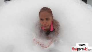 Petite amateur Thai teen dildoed herself