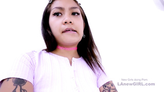 Asian Teen Model pussyfucked by big cock