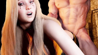 3D Blonde Teen Anal Fucking Busty Teen