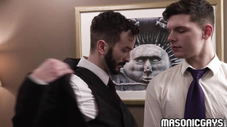 Twink Ethan Tate bend to get fucked by Tucker