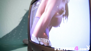 Pierced perfect tits teen posed naked