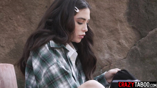 Sexy April Olsen fucks her classmate