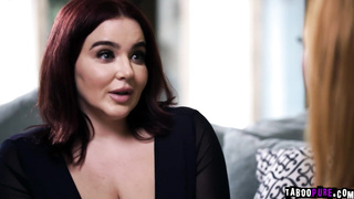 Lesbian sex with these horny milf neighbors