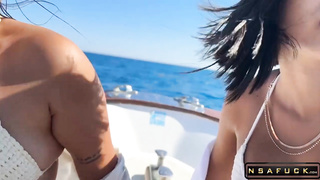 We Seduced a Boat Captain to Obtain his DELICIOUS CUM