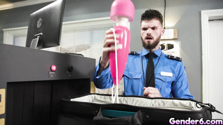 Flight attendant got her ass licked by Hatler