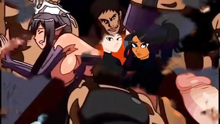 Famous toons hardcore gangbang