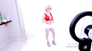 New Teen girl anxious at her first audition