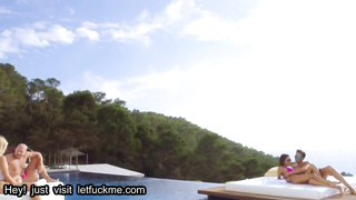 anal couple can't keep their hands off of each other