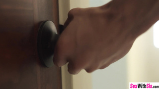 Teen stepsister and babe must suck dick