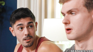 Mick Marlo rides Nico Coopa's cock like a horny rodeo