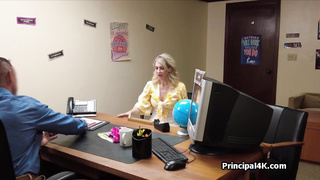 Mature wife ends up on principals desk fucked