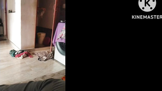 Indian mom bathing son taking video serectly