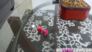 Watch how stepmom rides her stepsons cock