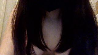 Fantastic Omegle Japanese Stunner Pops and Stretches Bum