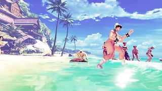 #SFVAE Chun Li (over Kolin) vs Mai (swimsuit Edition) SFVAE Mods