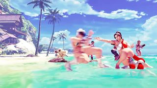#SFVAE Chun Li (over Kolin) vs Mai (swimsuit Edition) SFVAE Mods
