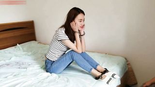 Chinese Roped up Denim and Invisible Socks