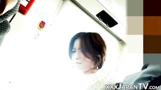 Chinese females kneaded during public bus rail