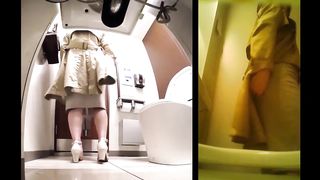 Asian rest room Covert webcam