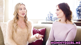 Stepmom and teen fucks hot babysitters