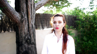 Redhead and Small Tits Nurse First Porn Casting