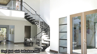 cumshot  horny gf filled up with cum after work party