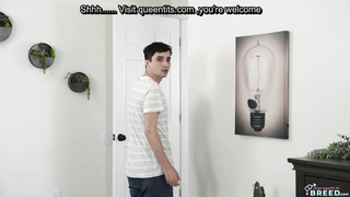 Horny stepmom flash me her pussy beneath her panties