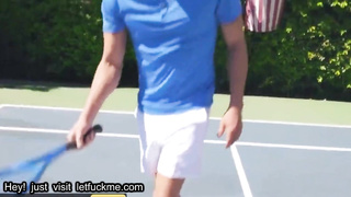 cumshot gina valentina xander corvus - tennis balls deep -