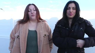 Lilly, first lesbian sex, and hot threesome