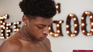 Theo and Ty engage interracial bareback sex