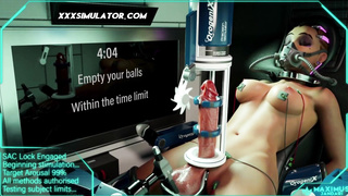 XXX Cyber LAB Automatic 3D Masturbation Machine