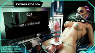XXX Cyber LAB Automatic 3D Masturbation Machine