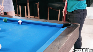 Hot girlfriend shared cock with friend