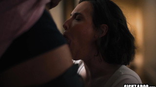 Hot wife enjoys rough double penetration