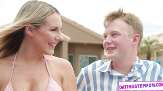 Perfect MILF date set up by his stepmom