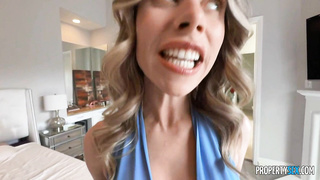 Realtor is ready to call the cops on the sneaky couple