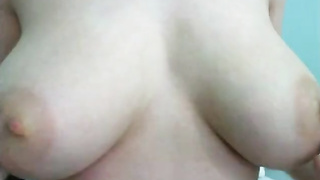 Busty Stepsister with big tits fingering
