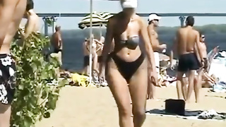 Beach Semi Nude - Hour glass butt liked by Indians