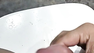 18+ teen with 5inch cock jerk off