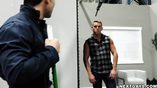 Anal fuck between Andrew Miller and Shane Cook was hot