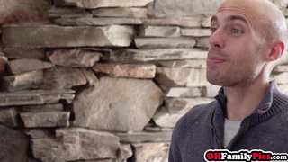 It is Christmas time with two hot teens