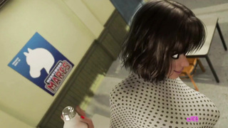 Monster FUTANARI Cock & Female Teacher