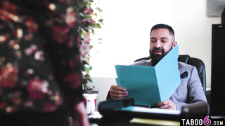 Bisexual gay threesome in the office