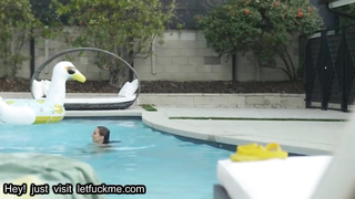 creampie big tit abigail mac shows off tan lines - reality kings