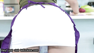 cumshot  latina milf gets facial from her stepson